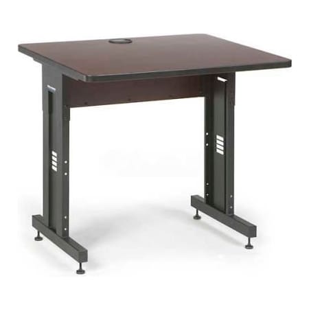 Kendall Howard Kendall Howard Classroom Training Table - Adjustable Height - 30in x 36in - African Mahogany 5500-3-004-33